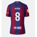 Barcelona Pedri Gonzalez #8 Voetbalkleding Thuisshirt Dames 2023-24 Korte Mouwen